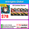 [Global] Arknights ALL Limited 7 Starter Texas + Kirin R Yato + Ash + Dusk + Surtr + 2-3 random 6★ operator