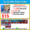 [Global] Yugioh Duel Links Basic Starter 3 11000+💎 115+ UR