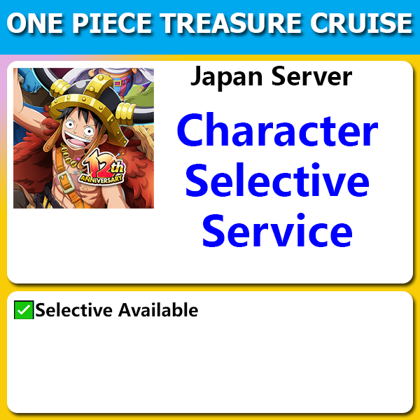 [Japan] One Piece Treasure Cruise OPTC Character Service