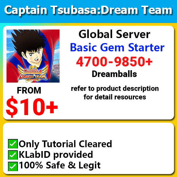 [Global] Captain Tsubasa Dream Team CTDT 4700-9750+ Dreamballs Ton of Tickets