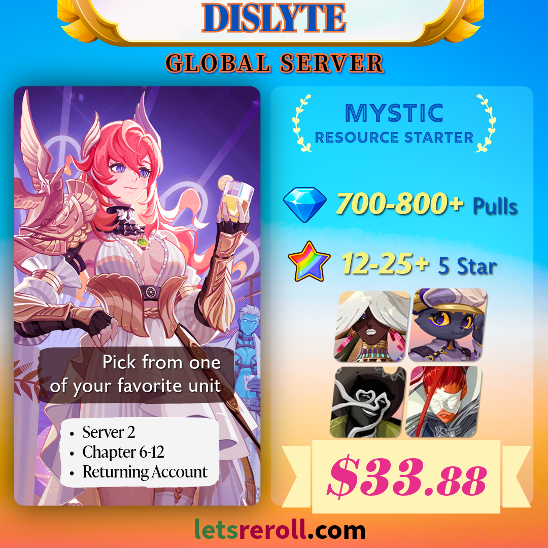 [Global] Dislyte Mystic Resource Starter 700-800+ Pulls