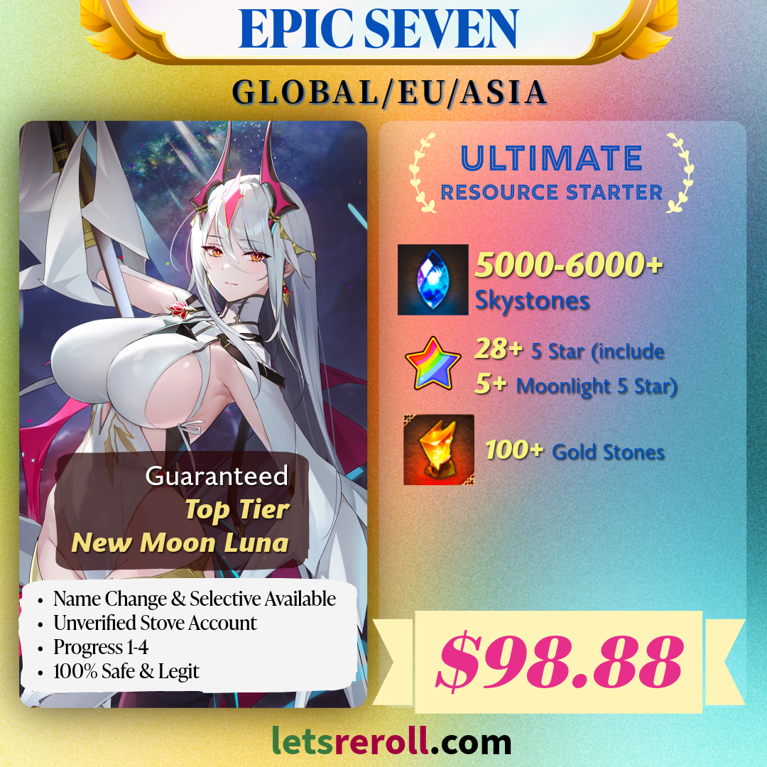 [Global/Asia/EU] Epic 7 New Moon Luna Ultimate Resources Starter