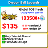 [Global][IOS][Fresh] Dragon Ball Legends Godly Gem Starter 103500+💎