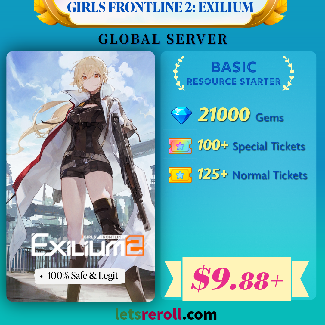[Global] Girls Frontline 2:Exilium Basic Gem Starter 21000+ 💎