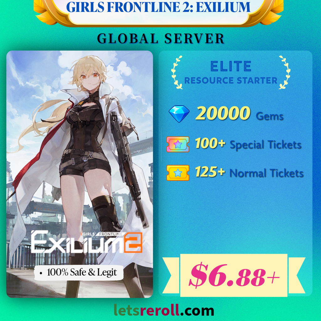 [Global] Girls Frontline 2:Exilium Basic Gem Starter 18000+ 💎