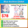 [Global] Blue Archive Limited Tier SS 20000+Gems Starter Mika Hina Dress Hoshino Swimsuit Asuna Bunny