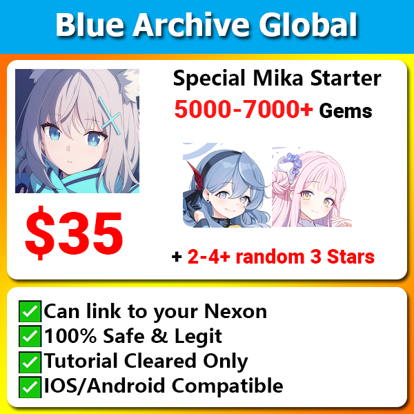 [Global] Blue Archive Special Mika Starter