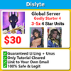 [Global] Dislyte Godly Starter 4 Li Ling & Unas 3-5 4 Star Units