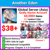 [Global Asia] Another Eden 60,000+💎 Godly Starter Flammelapis Iphi Pizzica Minalca