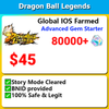 [Global][IOS][Farmed] Dragon Ball Legends Ultimate Gem Starter 80000+💎