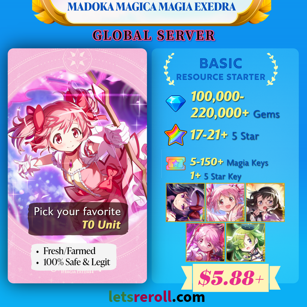 [Global] Madoka Magica Magia Exedra Starter 210000💎