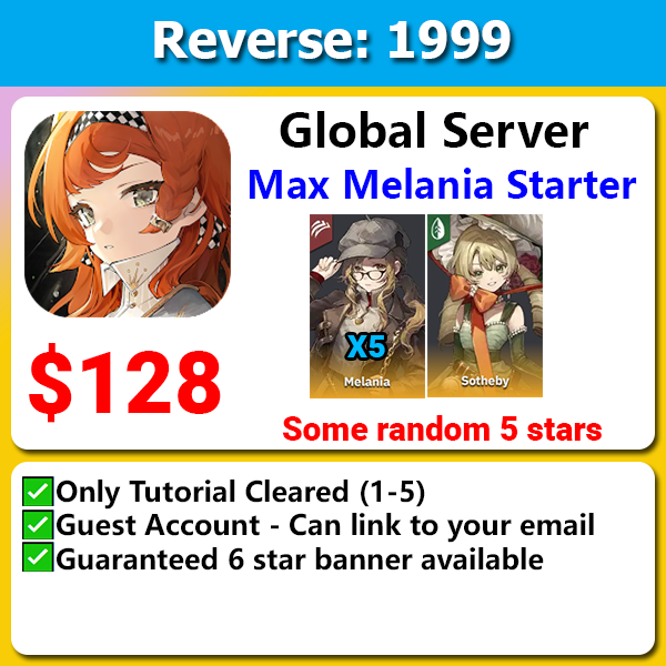 [Global] Reverse 1999 Max Melania Starter