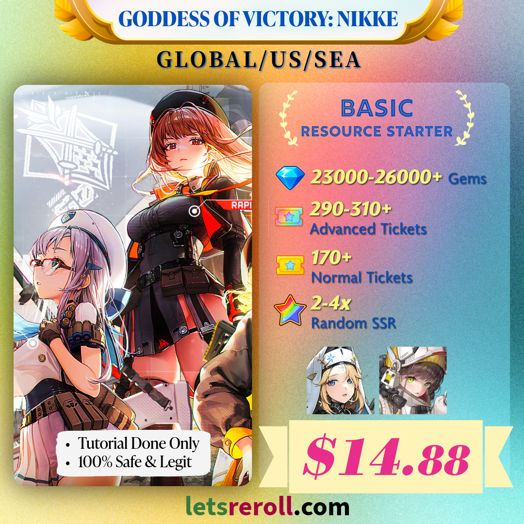 [Global] Goddess of Victory: Nikke Fresh Jackpot Starter 23000-26000+💎