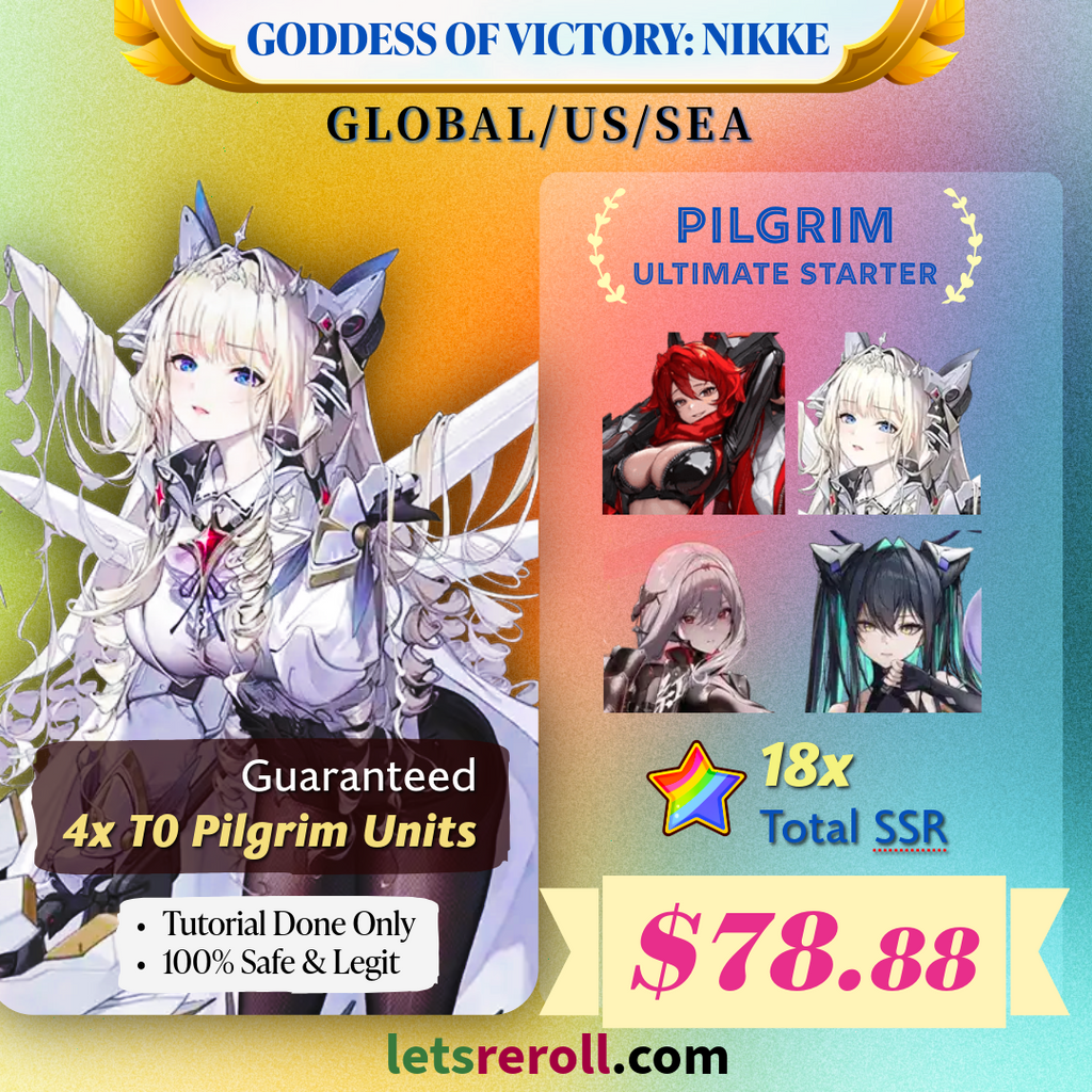[Global/US/SEA] Nikke Tier SS Pilgrim Starter Red Hood Crown Scarlet Black Shadow Little Mermaid