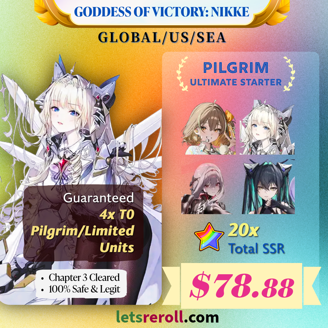 [Global/US/SEA] Nikke Tier SS Pilgrim Starter Anis Star Crown Scarlet Black Shadow Little Mermaid