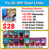 [Global] Yugioh Duel Links Premium Starter 10000+💎 140-160+ UR