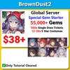 [Global] Browndust 2 Special Gem Starter 55,000+💎