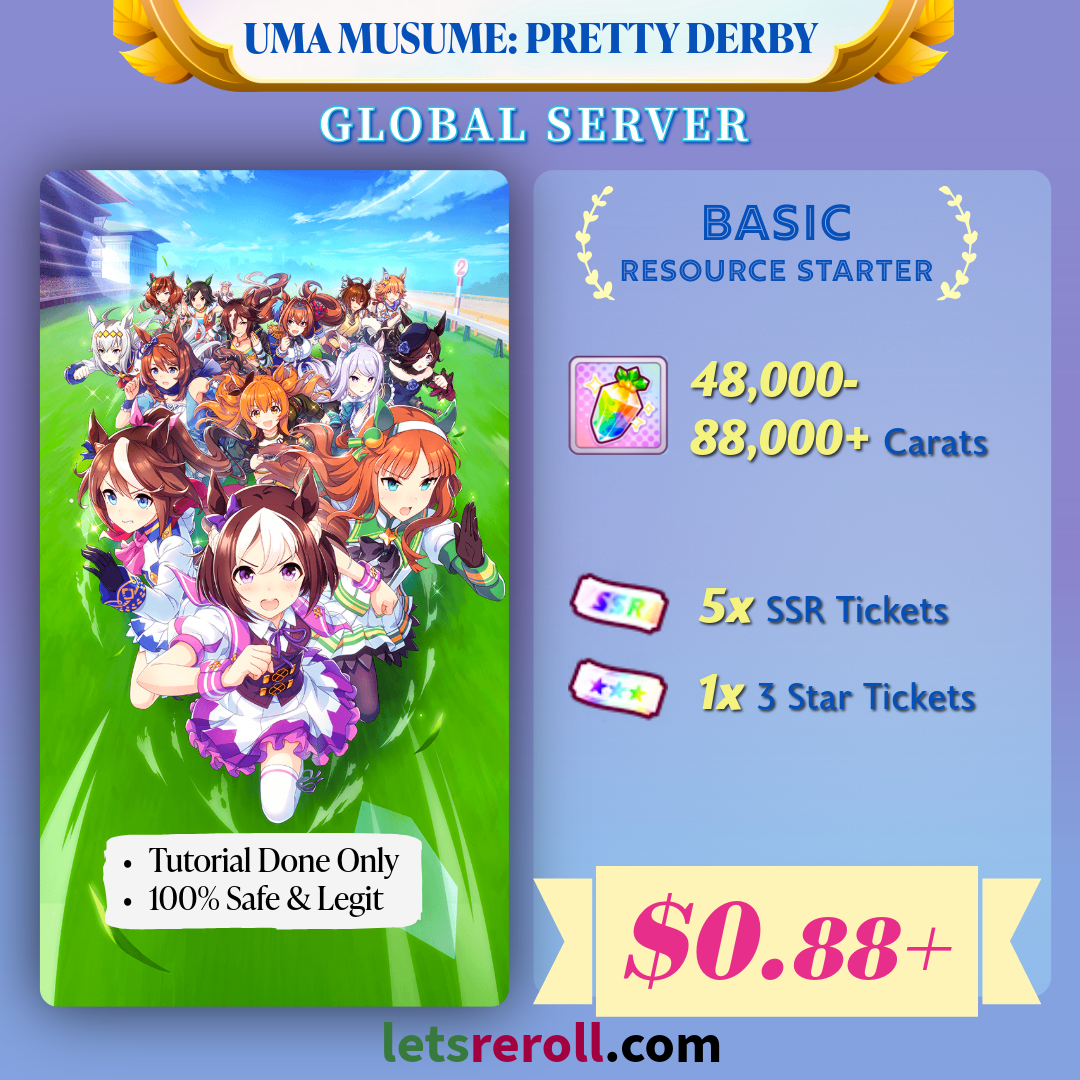 [Global] Uma Musume Pretty Darby UMPD Starter 48000-88000+Carats