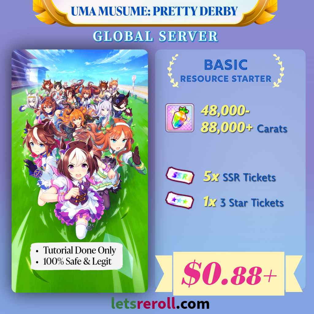 [Global] Uma Musume Pretty Darby UMPD Starter 48000-88000+Carats
