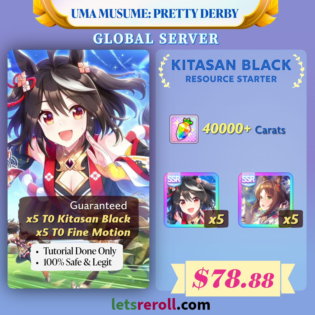 [Global] Uma Musume Pretty Darby UMPD Ultimate Resource Starter 40000+Carats