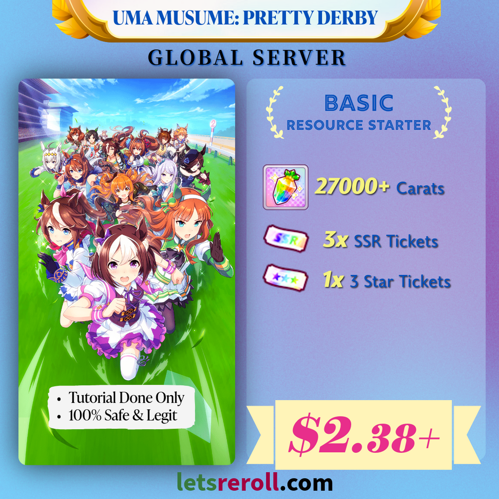 [Global] Uma Musume Pretty Darby UMPD Starter 27000+Carats