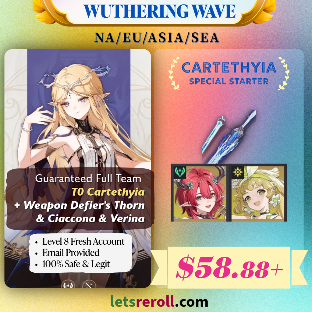[NA/EU/ASIA] Wuthering Wave Cartethyia Special Starter 💎