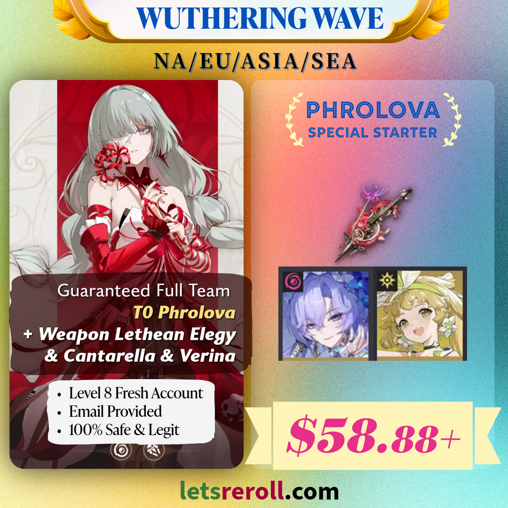 [NA/EU/ASIA] Wuthering Wave Phrolova Special Starter 💎