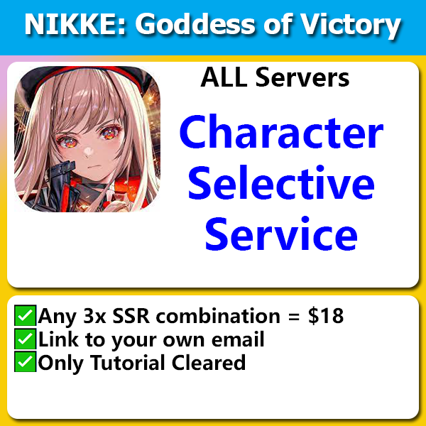 NIKKE Goddess of Victory Character Selection Service