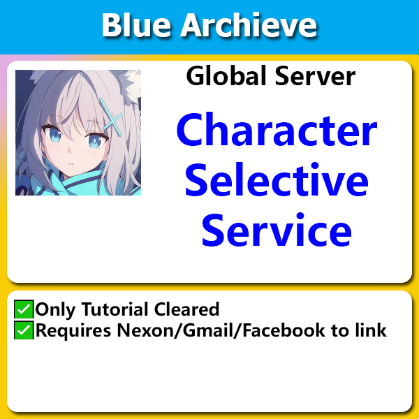 [Global] Blue Archive Character Selection Service