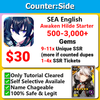 [SEA English] Counter:Side Awaken Hilde Starter 9-11 unique ssr 500-3000 gems Counter Side