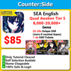 [SEA English] Counter:Side Quad Tier S Awakened Yuna Joo Shiyoon Ministra Shin Jia Starter 22 unique ssr 8000-20000 gems